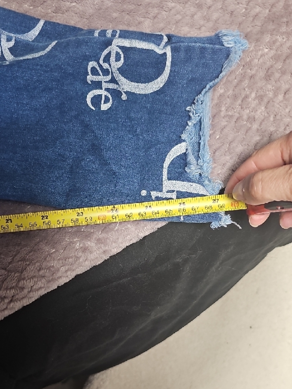Blue Logo-Print Drawstring Jumpsuit - Picture 4 of 6